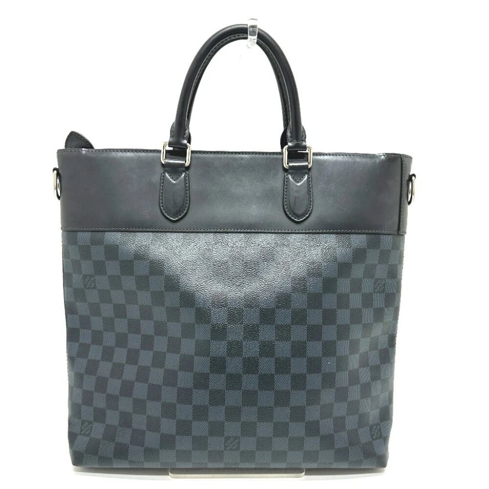 LOUIS VUITTON N41588 Newport Bag Tote Bag Damier Cobalt Canvas Navy x Black - Picture 12 of 16